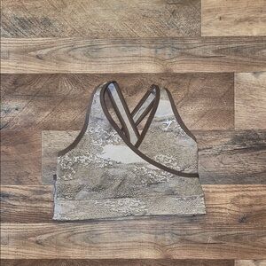 Gymshark Adapt Brown Camo Women's Sports Bra size M EUC